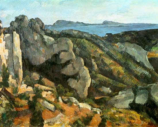 Rocks at L'Estaque a Paul Cézanne