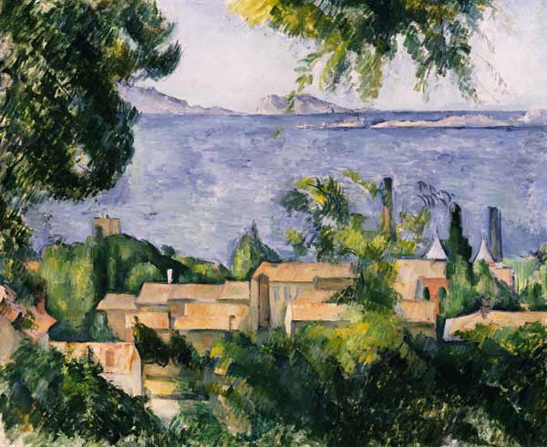The Rooftops Of L''Estaque a Paul Cézanne