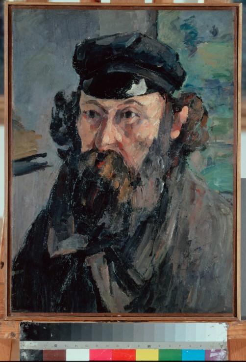 Self-portrait with a Casquette a Paul Cézanne