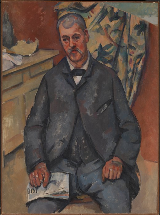 Seated Man a Paul Cézanne