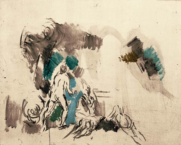 Sketch with Bathers a Paul Cézanne