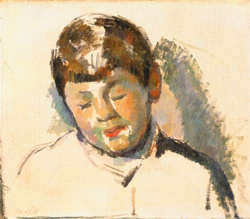 Outline to a portrait of the son of the artist a Paul Cézanne
