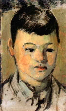 Outline of a portrait of the son of the artist a Paul Cézanne