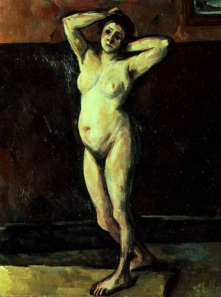 Standing Nude Woman a Paul Cézanne