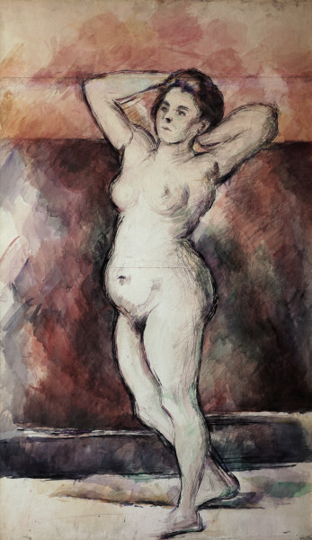 Standing nude a Paul Cézanne