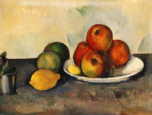 Still life with Apples, c.1890 a Paul Cézanne