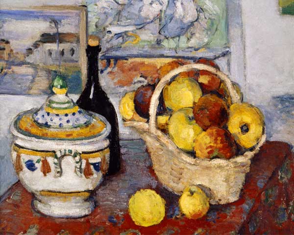 Still-life with tureen a Paul Cézanne