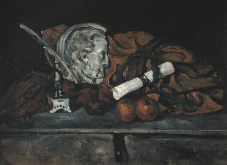 Still Life of the Artist's Accessories a Paul Cézanne