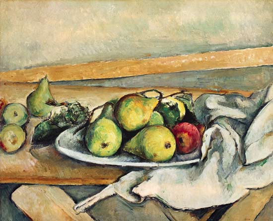 Still Life with Pears a Paul Cézanne