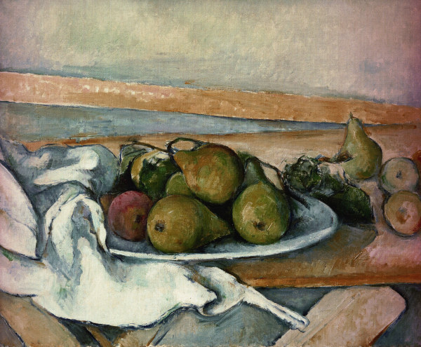 Still-life with pears a Paul Cézanne