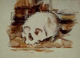 Study of a skull. a Paul Cézanne
