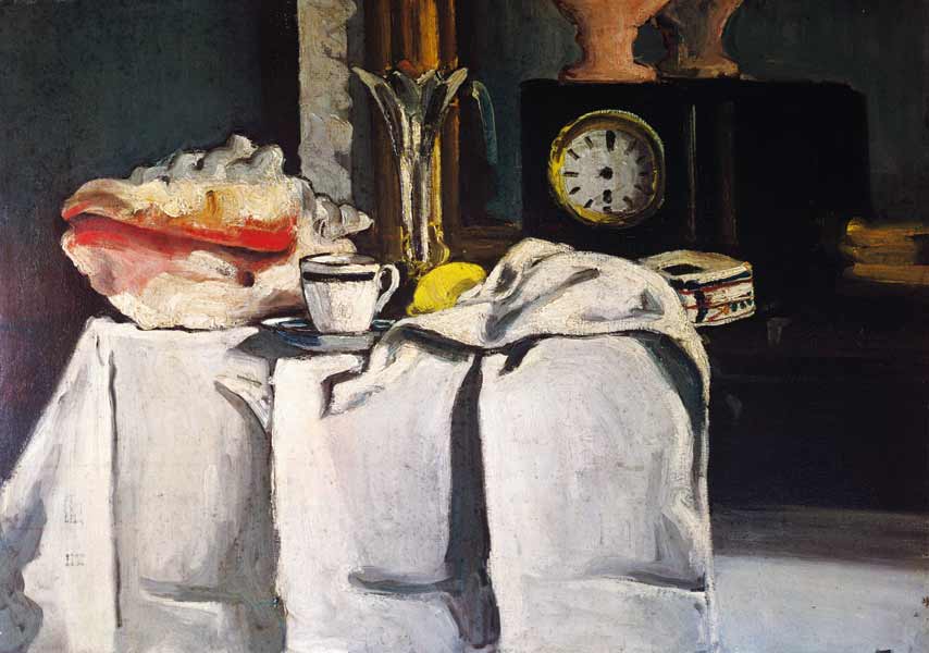 The Black Marble Clock a Paul Cézanne
