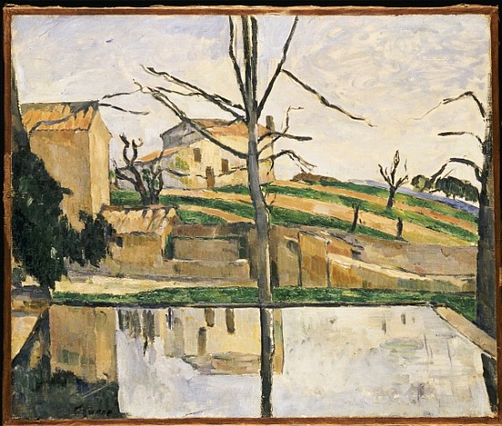 The Pool at Jas de Bouffan, c.1878 a Paul Cézanne