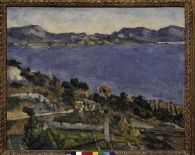 Cezanne, Paul 1839-1906. ''L''Estaque'' (View of the Gulf of Marseille), 1878/79. Oil on canvas, 59.