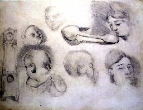 Studies of a Mother and Child
