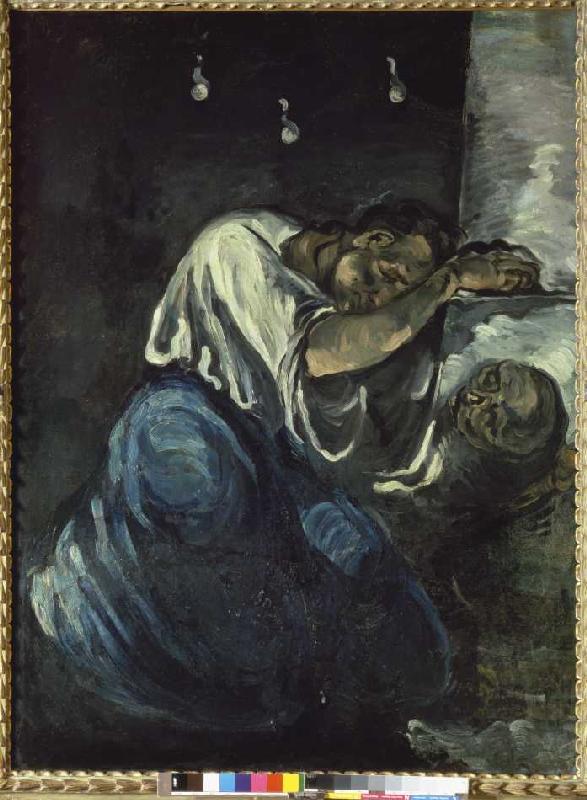 Mourning Magdalena. a Paul Cézanne