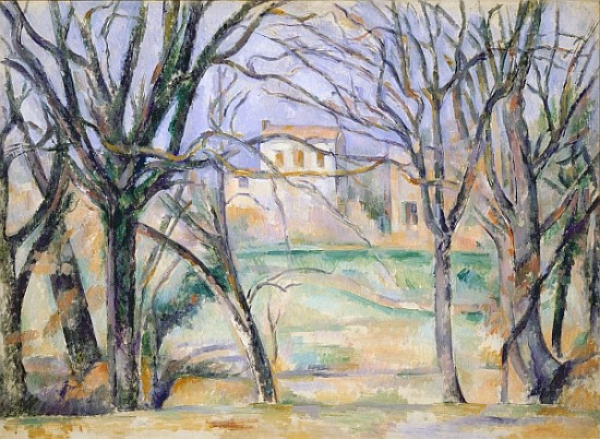 Trees and houses, 1885-86 (see also 287556) a Paul Cézanne