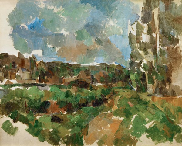 Bank of a River a Paul Cézanne
