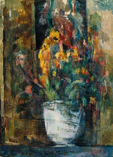 Vase of Flowers a Paul Cézanne