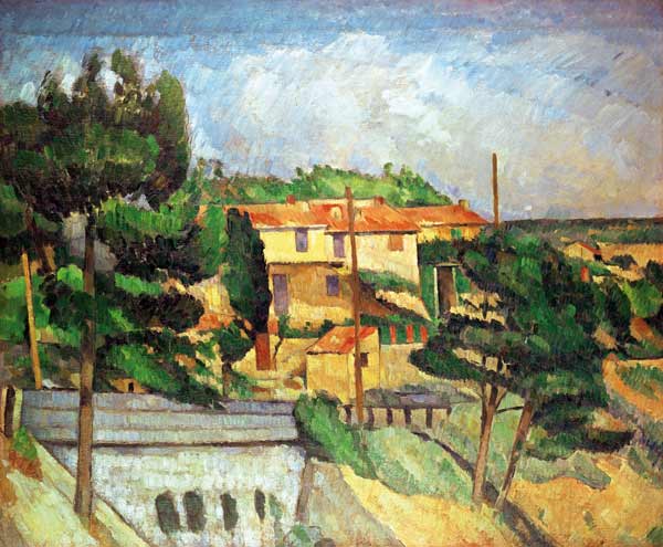 Viaduct at Estaque a Paul Cézanne