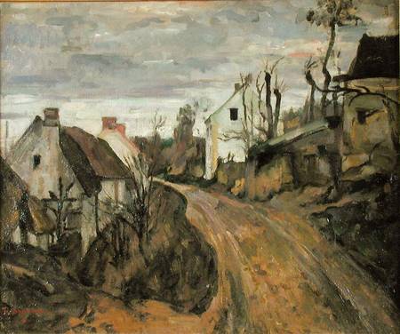 The Village Road, Auvers a Paul Cézanne