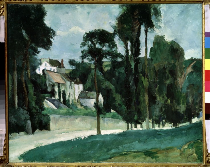 Road at Pontoise a Paul Cézanne