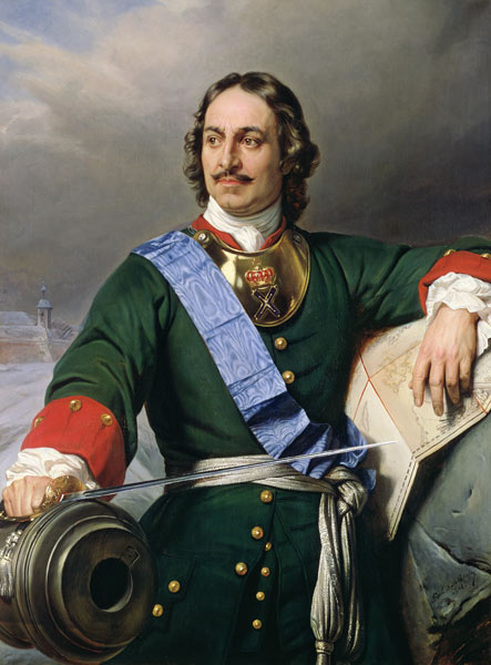 Peter I the Great (1672-1725) 1838 a Paul Delaroche