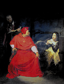 Jeanne d Arc vor dem Kardinal von Winchester a Paul Delaroche
