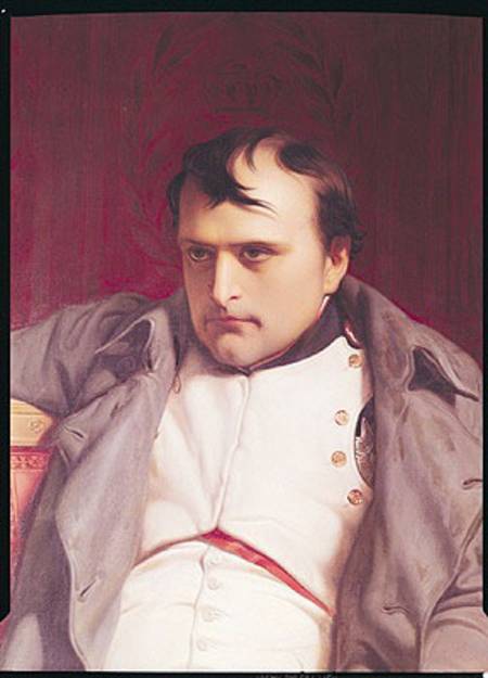 Napoleon (1769-1821) after his Abdication  (detail of 157912) a Paul Delaroche