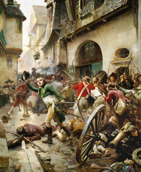 Henri de La Rochejaquelein (1772-94) at the Battle of Cholet a Paul Emile Boutigny