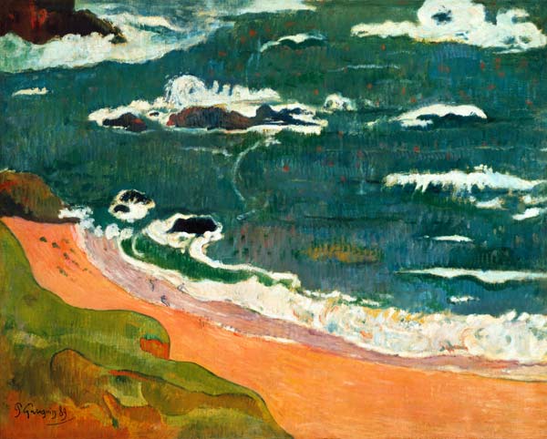 Run aground with Le Pouldu. (Collection Henry Ford II.) a Paul Gauguin