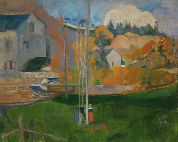 Brittany Landscape: the David Mill a Paul Gauguin
