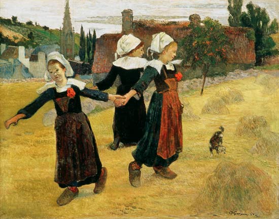 Bretoni danzanti a Paul Gauguin