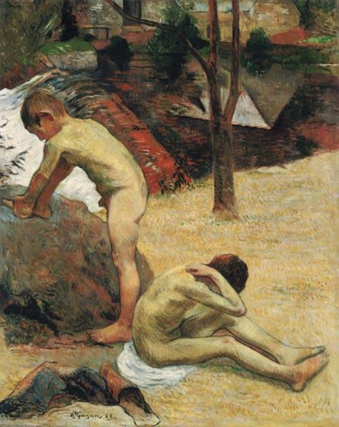 Bathing Breton Boys a Paul Gauguin