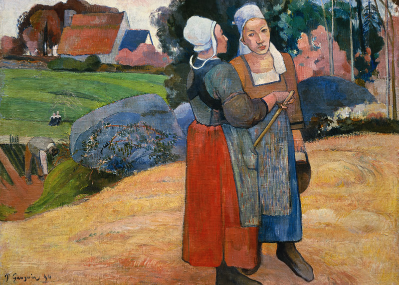 Contadine bretoni a Paul Gauguin