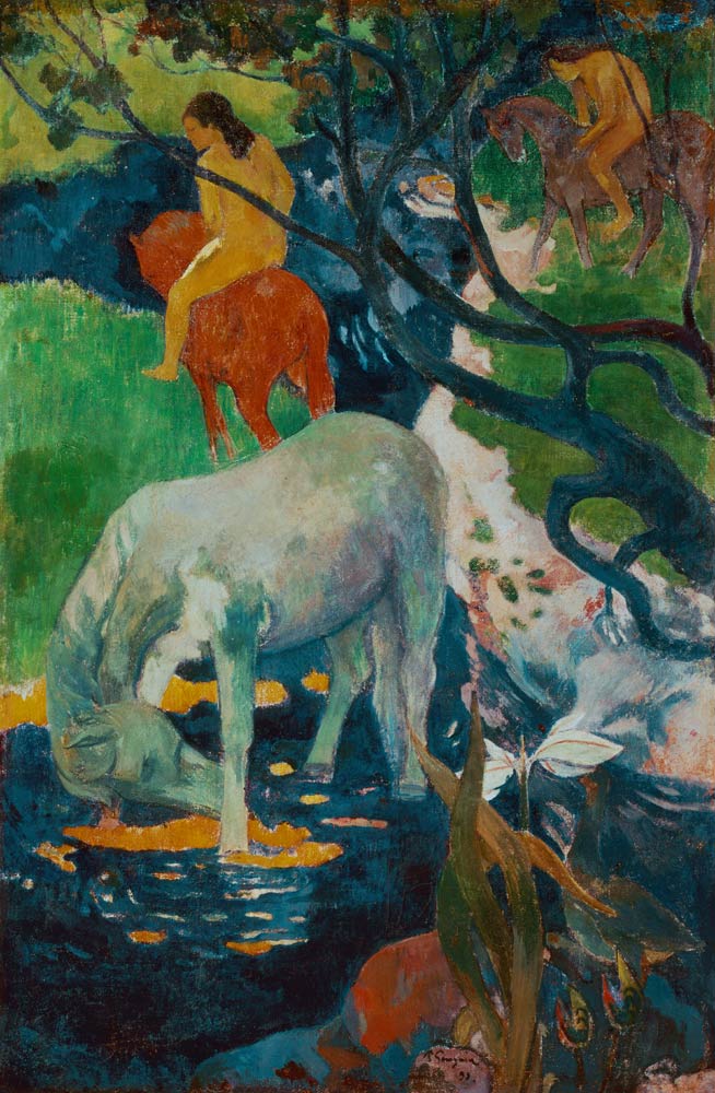 Il cavallo bianco a Paul Gauguin