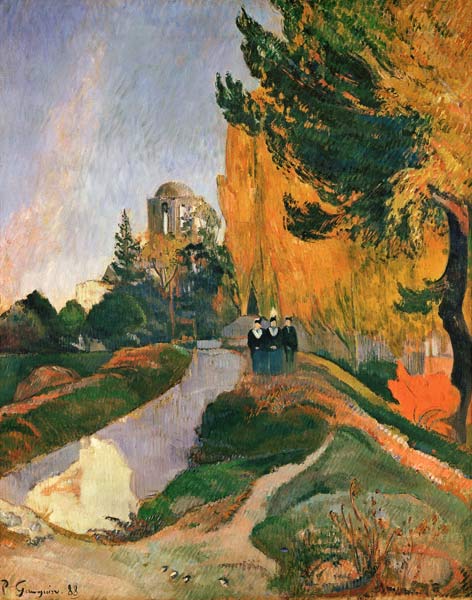 Le's Alyscamps a Paul Gauguin