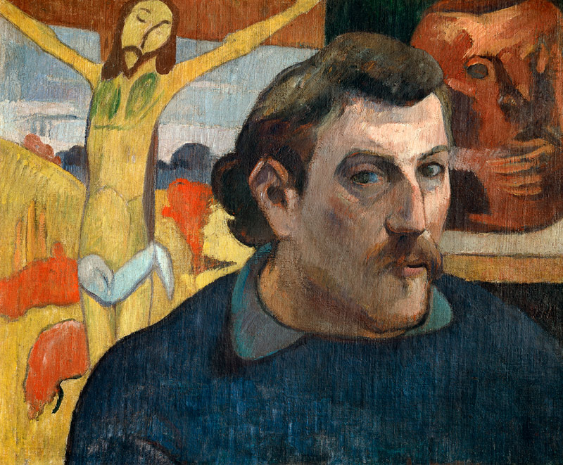 Autoritratto con il Cristo giallo a Paul Gauguin