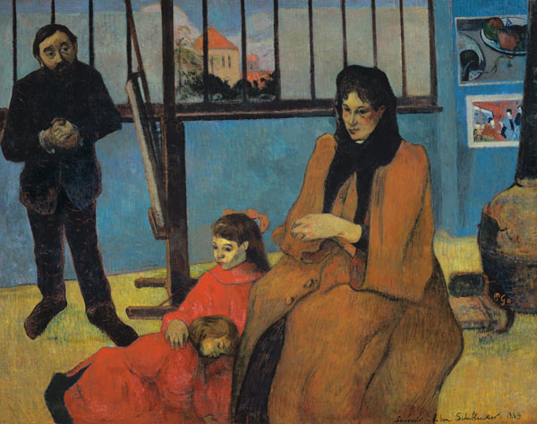 The Schuffenecker Family, or Schuffenecker's Studio a Paul Gauguin