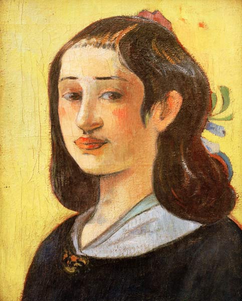 Portrait of Aline Gauguin a Paul Gauguin