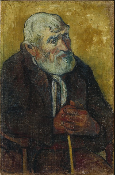 Old Man with a Stick a Paul Gauguin