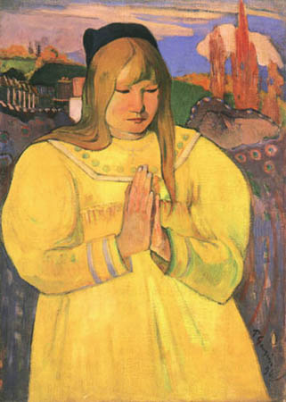 Praying Breton a Paul Gauguin
