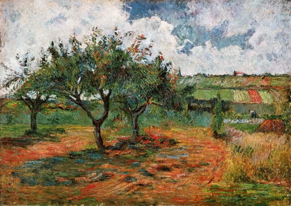 Blossoming Apple Trees a Paul Gauguin