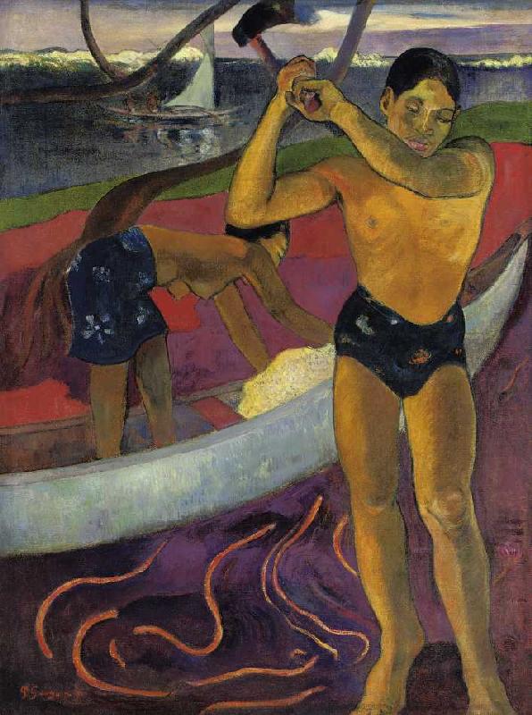 Der Mann mit der Axt a Paul Gauguin