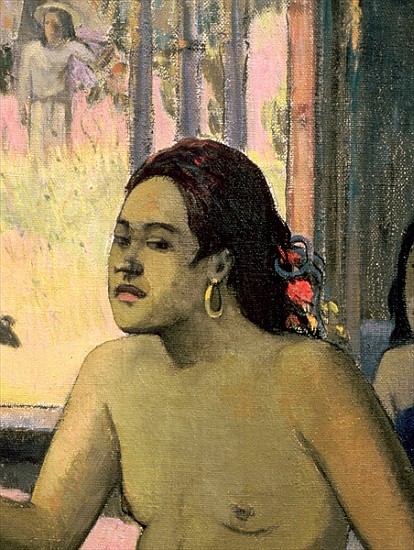 Eiaha Ohipa or Tahitians in a Room, 1896 (detail of 47617) a Paul Gauguin