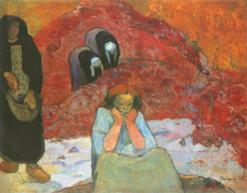 Reap misery in Arles or human a Paul Gauguin