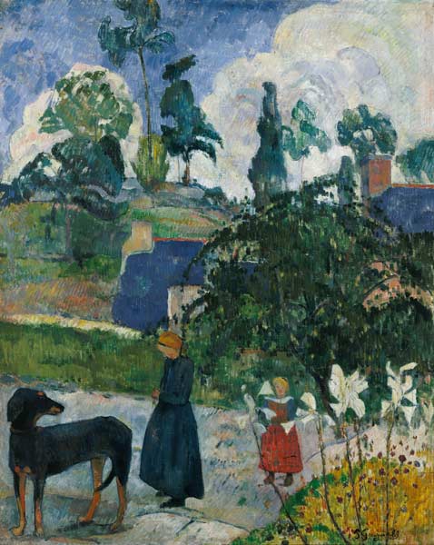 In the lilies a Paul Gauguin