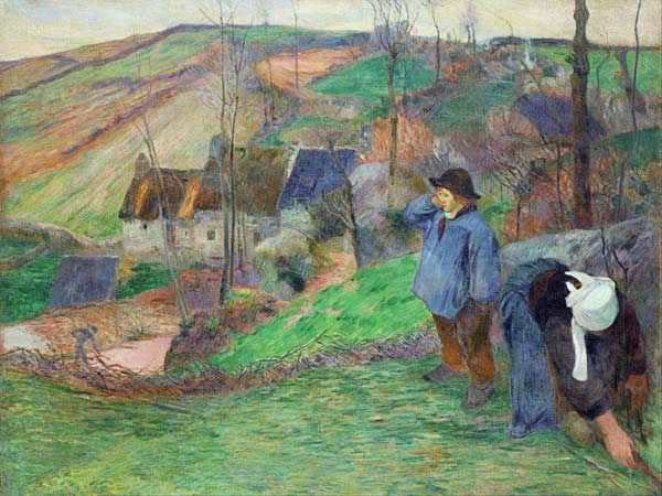 Landscape in Brittany a Paul Gauguin