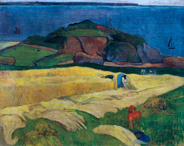 Die Ernte am Meer: Le Pouldu a Paul Gauguin