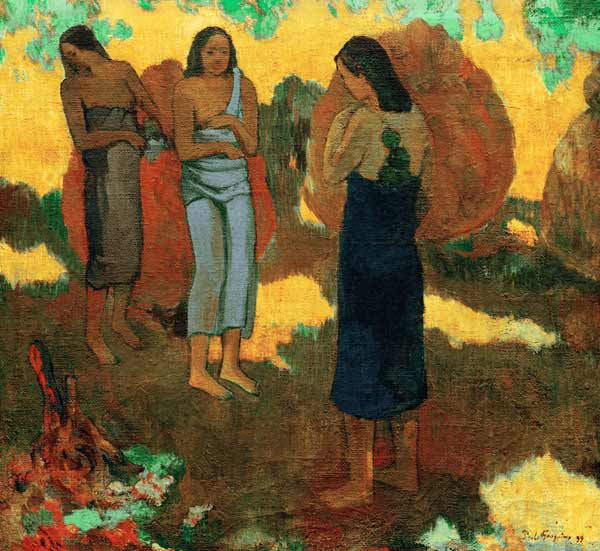 Girl from Tahiti. a Paul Gauguin